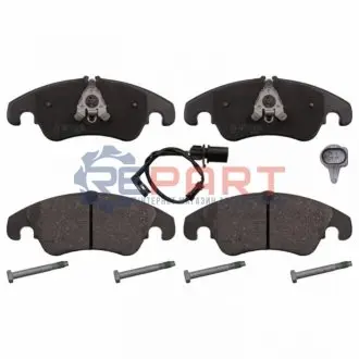 Комплект гальмівних колодок передн (з болтами), AUDI A4 ALLROAD B8, A4 B8, A5, A6 ALLROAD C7, A6 C7, A7, Q5 1.8-4.2 06.07-09.18 BLUE PRINT ADV184212 Купити в Україні