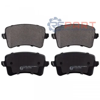 Комплект гальмівних колодок задн, AUDI A4 ALLROAD B8, A4 B8, A5, Q5 1.8-4.2 06.07-05.17 BLUE PRINT ADV184215