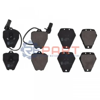 Комплект гальмівних колодок передн, AUDI A6 C4, A6 C5, A8 D2 2.5D-4.2 03.94-01.05 BLUE PRINT ADV184288 Купити в Україні