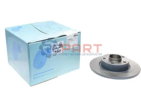Диск гальмівний задн Лів/Прав NISSAN PRIMASTAR OPEL VIVARO A RENAULT TRAFIC II 1.9D-2.5D 02.01 BLUE PRINT ADZ94318 Купити в Україні