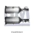 Сажовий фільтр CITROEN C4, C4 GRAND PICASSO I, C4 I, C4 PICASSO I PEUGEOT 307 2.0D 10.03-12.13 BM CATALYSTS (BM11004) зображення 1