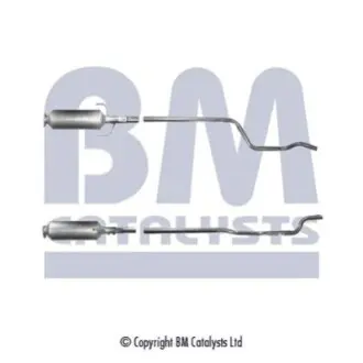 Сажевый частичный фильтр, система выхлопа ОГ BM CATALYSTS BM11062