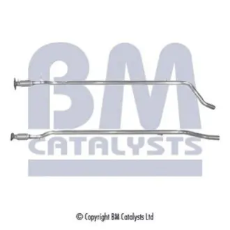 Вихлопна труба середн FIAT PUNTO 1.2/1.2CNG 09.99-12.10 BM CATALYSTS BM50025