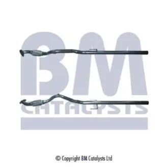 Вихлопна труба передн OPEL SIGNUM, VECTRA C, VECTRA C GTS 1.8 08.05-12.08 BM CATALYSTS BM50100