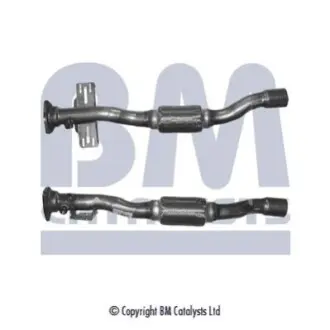 Вихлопна труба передн (довжина:640мм) OPEL COMBO, COMBO TOUR, MERIVA A 1.3D 09.03-12.12 BM CATALYSTS BM50122