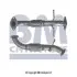 Вихлопна труба передн VOLVO C30, S40 II, V50 FORD C-MAX, FOCUS C-MAX, FOCUS II MAZDA 3 1.6D 10.03-12.12 BM CATALYSTS (BM50168) зображення 1