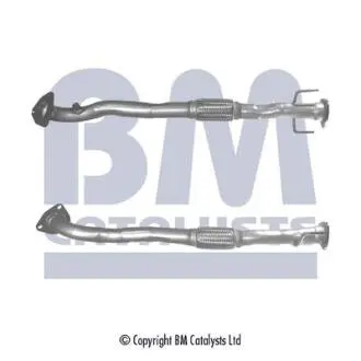 Вихлопна труба середн FIAT DOBLO 1.9D 10.05 BM CATALYSTS BM50213