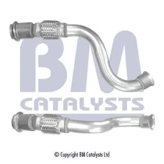 Выхлопная труба передн CITROEN C4 II PEUGEOT 308 I 1.4 09.07-11.15 BM CATALYSTS BM50442
