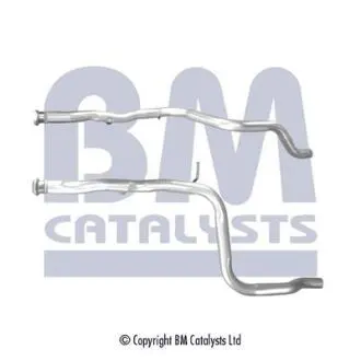 Вихлопна труба задн CITROEN BERLINGO, BERLINGO MULTISPACE PEUGEOT PARTNER, PARTNER TEPEE 1.6D 04.08 BM CATALYSTS BM50639