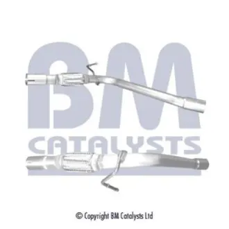 Вихлопна труба передн FIAT MULTIPLA 1.6CNG 10.01-06.10 BM CATALYSTS BM50665