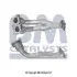 Вихлопна труба передн SEAT TOLEDO I VW CORRADO, GOLF II, GOLF III, JETTA II, PASSAT B3/B4, VENTO 1.6/1.8/2.0 02.86-04.99 BM CATALYSTS (BM70154) зображення 1