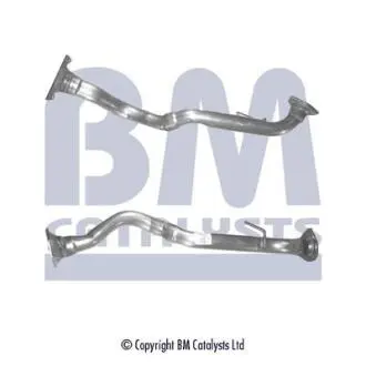 Вихлопна труба передн VW TRANSPORTER T4 2.4D 07.90-04.03 BM CATALYSTS BM70430