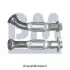 Вихлопна труба передн BMW X5 (E53) 3.0D 04.01-09.06 BM CATALYSTS (BM70591) зображення 1