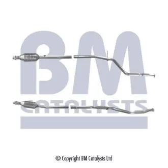 Каталізатор EURO 3 PEUGEOT 206 1.1/1.4 08.98-12.12 BM CATALYSTS BM90538H