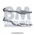 Каталізатор EURO 3/EURO 4 RENAULT MEGANE I, MEGANE I CLASSIC, MEGANE I COACH, MEGANE SCÉNIC, SCENIC I 1.4-2.0 04.98-09.03 BM CATALYSTS (BM90578H) зображення 1