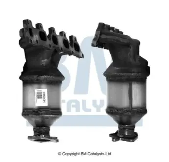 Каталізатор EURO 4 OPEL ASTRA H, ASTRA H GTC, MERIVA A, VECTRA C, VECTRA C GTS, ZAFIRA B 1.6 03.04-09.12 BM CATALYSTS BM91500H