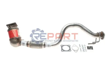 Каталізатор EURO 4 AUDI A3 SKODA OCTAVIA I, OCTAVIA II VW EOS, GOLF PLUS V, GOLF V, JETTA III, PASSAT B3/B4, TOURAN 1.4/1.6/1.9D 05.89-12.10 BM CATALYSTS BM91518H