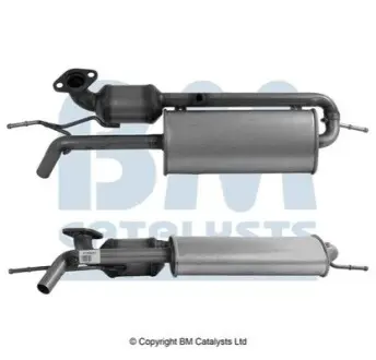 Каталізатор EURO 4 SMART FORTWO 1.0 01.07 BM CATALYSTS BM91590H