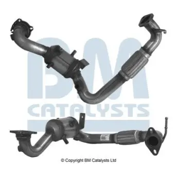 Каталізатор EURO 5/EURO 6 FORD B-MAX, ECOSPORT, FIESTA VI, TOURNEO COURIER B460, TRANSIT COURIER B460 1.0 08.12 BM CATALYSTS BM91754H