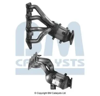 Каталізатор EURO 5 HYUNDAI ACCENT IV, ELANTRA V, I20 I, I30, I40 I, I40 I CW, IX20, IX35, VELOSTER KIA CARENS IV, CEE'D, CERATO II, PRO CEE'D, RIO III, SOUL I, SOUL II 1.4-1.6LPG 10.07-09.22 BM CATALYSTS BM91956H