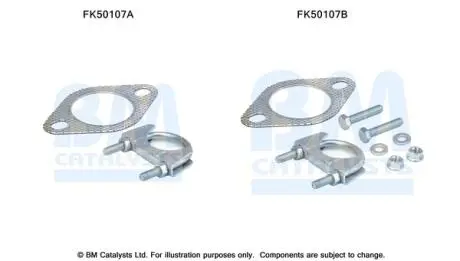 Комплект для монтажу, система відведення ВГ BM CATALYSTS FK50104A
