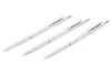 Фото Ручка пластикова з логотипом BM Parts (біла) (к-кт 3 шт) BM group (Ballpoint BM Parts WT 3x) зображення 1