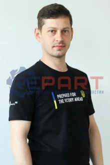 Футболка патріотична BM Parts, чорна, S BM group ST BM Parts ukr S Купити в Україні