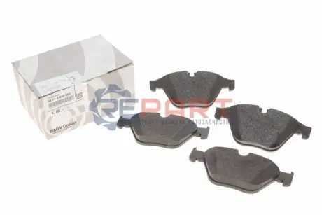 Колодки гальмівні (передні) 5 (F10,F11)/6 (F06,F12,F13) 09 BMW 34116850885 Купити в Україні