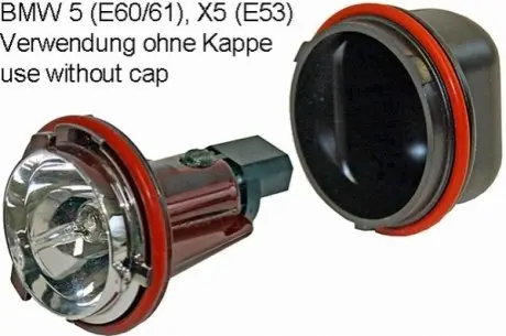 Лампа H10W, з рамкою 5 (E60), 5 (E61), 7 (E65, E66, E67), X5 (E53) 01.00-12.10 BMW 63126916097 Купити в Україні