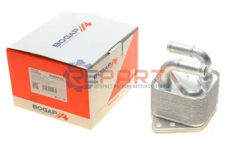 Радіатор масляний Skoda Fabia/Rapid/Roomster 06- (теплообмінник) BOGAP A4223108 Купити в Україні