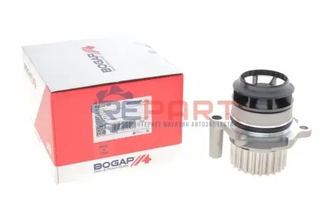 Помпа води Audi A3/A4/A6 2.0TFSI 04-13/Skoda Octavia 2.0RS 05-13/VW Golf 2.0R 07- BOGAP A4234160 Купити в Україні