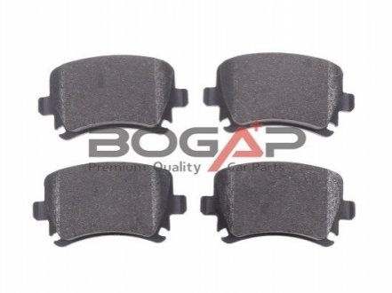 Комплект гальмівних колодок (задніх) Audi A3/A4/A6/TT/Skoda Octavia/SuperB/VW Caddy/Golf/Passat B6/Touran 03- BOGAP A8210105 (фото 1)
