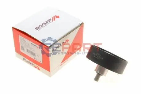 Фото Ролик генератора BMW 5 (E60/E61)/7 (E65/E66/E67)/X3 (E83) 2.2/2.5/3.0 03- (паразитний) (75x26) BOGAP (B1318107) зображення 1