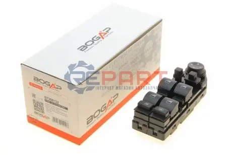 Кнопка склопідіймача (L) BMW 5 (E60) 03-10 M57/N43/N47/N52/N53/N62 (блок) BOGAP B7358132 Купити в Україні