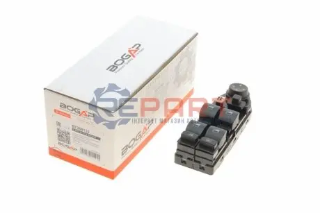 Кнопка склопідіймача (L) BMW 5 (E60) 03-10 M57/N43/N47/N52/N53/N62 (блок) BOGAP B7358133 Купити в Україні