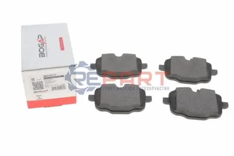 Тормозные колодки (задние) BMW 5 (F10/F11)/6 (F12/F13)/ 7 (G11/G12)/X5 (G05)/X6 (G06)/X7 (G07) 10- BOGAP B8210117 Купить в Украине