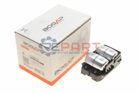 Кнопка склопідіймача (R) MB E-class (W213)/S-class (W222) 14- BOGAP C7339104 Купити в Україні