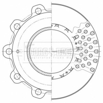 Тормозные диски BORG & BECK BBD32607