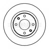 - Диск гальмівний (2 шт.)) BORG & BECK BBD4245