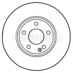 Гальмiвнi диски BORG & BECK BBD5268 Купить в Украине