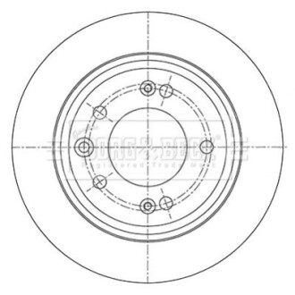 Гальмівні диски BORG & BECK BBD5450