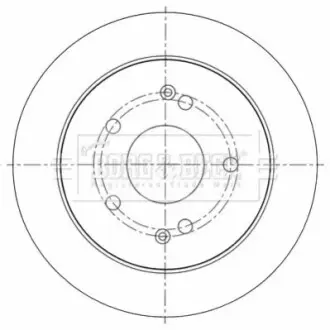 Тормозные диски BORG & BECK BBD5452 Купить в Украине