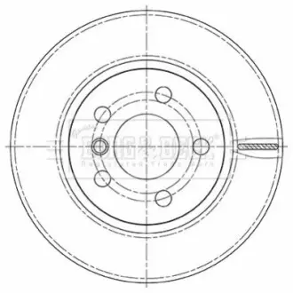 Гальмiвнi диски BORG & BECK BBD5494 Купити в Україні