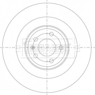 Тормозные диски BORG & BECK BBD6085S (фото 1)