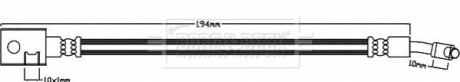 Гальмiвний шланг FRONT RH BORG & BECK BBH8347