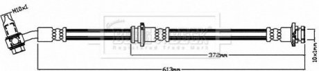 Тормозной шланг FRONT LH BORG & BECK BBH8421 (фото 1)