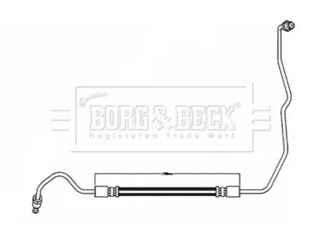 Гальмiвний шланг заднiй, правий BORG & BECK BBH8597 Купити в Україні