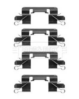 Планка супорта (переднього) прижимна (к-кт) Mitsubishi L200/Pajero Sport II 05 BORG & BECK BBK1397 Купити в Україні