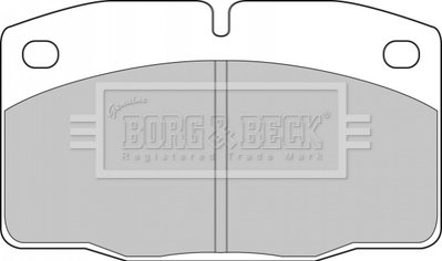 Гальмівні колодки до дисків BORG & BECK BBP1117 (фото 1)