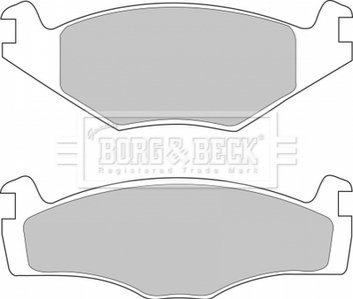 - Тормозные колодки для дисков BORG & BECK BBP1420 (фото 1)